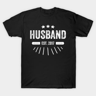 Husband Est 2017 T-Shirt